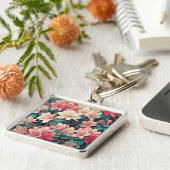 Porte-clés Art Déco Azalée (Côté)