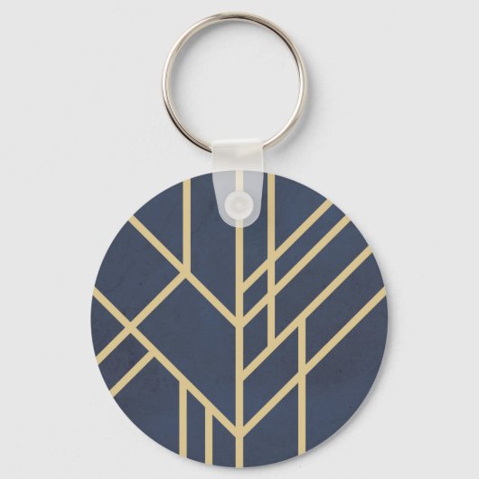 Porte-clés Art deco design (Recto)