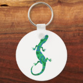 Porte-clés Art déco Grüner Gecko (Recto)