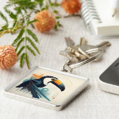 Porte-clés Art Déco Toucan (Côté)