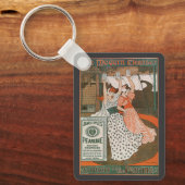 Porte-clés Art d'étiquette de produit vintage Pearline Modern (Recto)