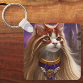 Porte-clés Art du chat (Recto)