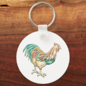 Porte-clés Art du coq (Recto)