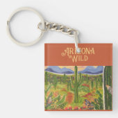 Porte-clés Art du désert d'Arizona (Devant)