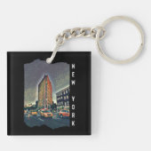 Porte-clés Art esthétique de New York (Dos)