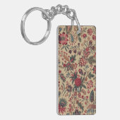 Porte-clés Art floral de la tapisserie (Devant gauche)