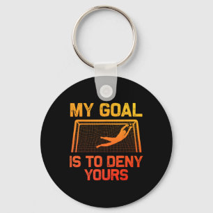Porte-clés Art Gardien de Football Pour Hommes Femmes Garçons