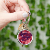 Porte-clés Art géométrique "Cranberry" (main)
