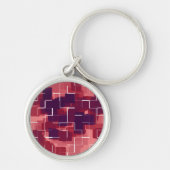Porte-clés Art géométrique "Cranberry" (Devant)