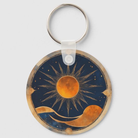 Porte-clés Art graphique Solaire Eclipse Ajouter un événement (Recto)