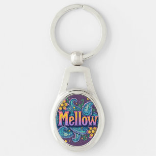 Porte-clés Art Hippie Rétro "Doux" Psychedelique Groovy