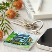 Porte-clés Art lourd de camion de transport pour des (Devant Droit)