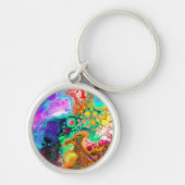 Porte-clés Art moderne Abstrait des fluides (Devant)