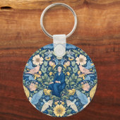 Porte-clés Art Morris aux fleurs (Recto)