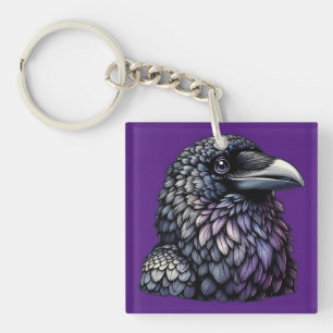 Porte-clés Art Mystic Raven