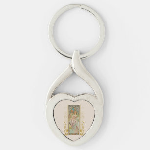 Porte-clés Art Nouveau Alphonse Mucha - Réveil matinal