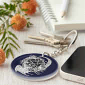 Porte-clés Art nouveau Pentacle Dragon~porte - clé (Devant Droit)