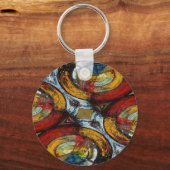 Porte-clés Art numérique Abstrait original (Recto)