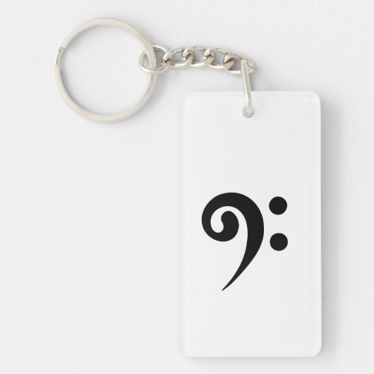 Porte-clés Art numérique Bass Clef (Devant)