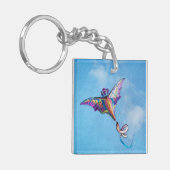 Porte-clés Art numérique de cerf-volant dragon (Devant gauche)