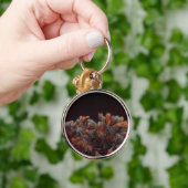 Porte-clés Art numérique de pin avec les taches oranges de (Main)