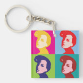 Porte-clés Art Pop Femmes Rétro (Devant)