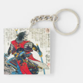 Porte-clés Art samouraï japonais classique oriental frais de (Dos)