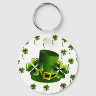 Porte-clés Art Shamrock irlandais
