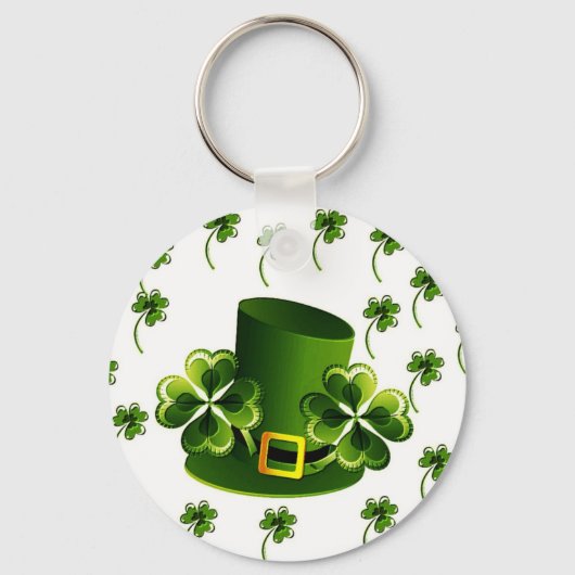 Porte-clés Art Shamrock irlandais (Recto)