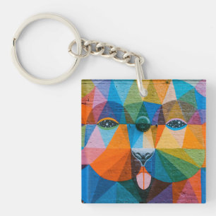 Porte-clés Art urbain Ours Art urbain Ours murmurale