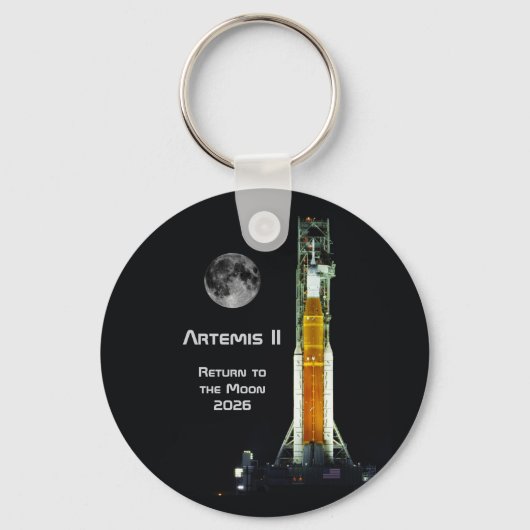 Porte-clés Artemis II Moon Mission (Recto)