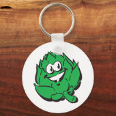 Porte-clés artichaut joyeusement idiot (Recto)