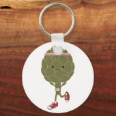 Porte-clés Artichoke de course rétro (Recto)