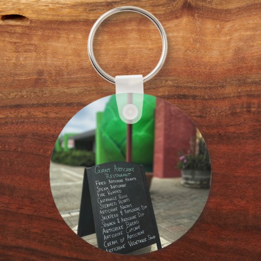 Porte-clés Artichoke géant - Castroville CA (Recto)