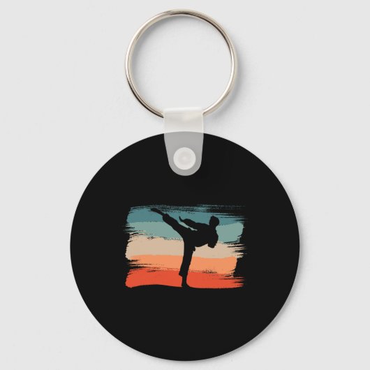 Porte-clés Article pour fans de karaté Accessoires d'arts mar (Recto)