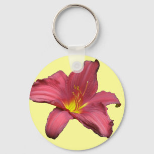 Porte-clés Articles coordonnants Red Daylily