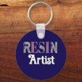 Porte-clés Artisan d'art en résine (Recto)