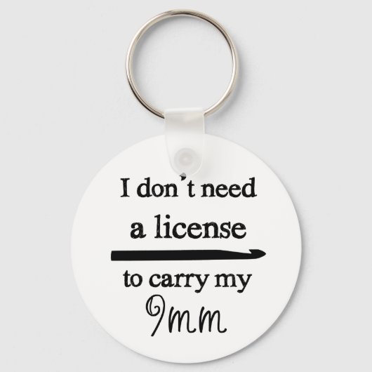 Porte-clés Artisanat de licence Crochet Hook (Recto)