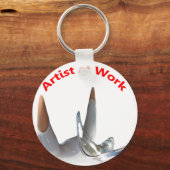 Porte-clés Artiste au travail (Recto)