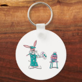 Porte-clés Artiste Bunny de Pâques (Recto)