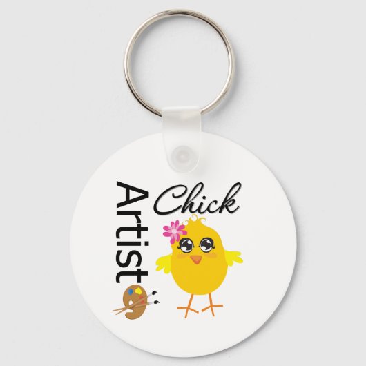 Porte-clés Artiste Chick (Recto)