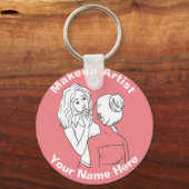 Porte-clés Artiste de maquillage (Recto)