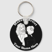 Porte-clés Artiste de maquillage (Recto)