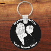 Porte-clés Artiste de maquillage (Recto)