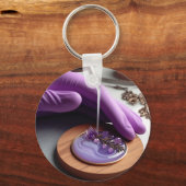 Porte-clés Artiste de résine (Verso)