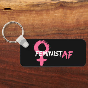 Porte-clés Artistic Feminist AF Pink Female Symbol 