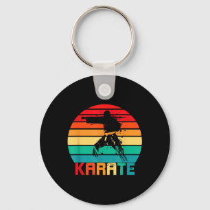 Porte-clés Arts martiaux de karaté vintage pour hommes enfant