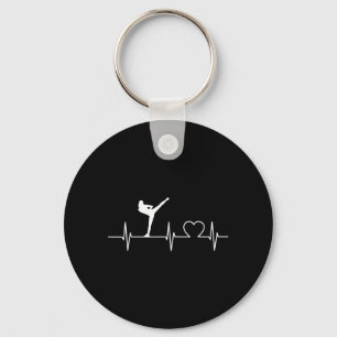 Porte-clés Arts martiaux de kickboxing Taekwondo Heartbeat
