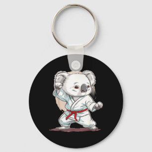 Porte-clés Arts martiaux de koala de kickboxing Karaté Jiu-Ji
