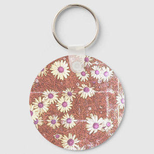 Porte-clés Artsy Daisies
